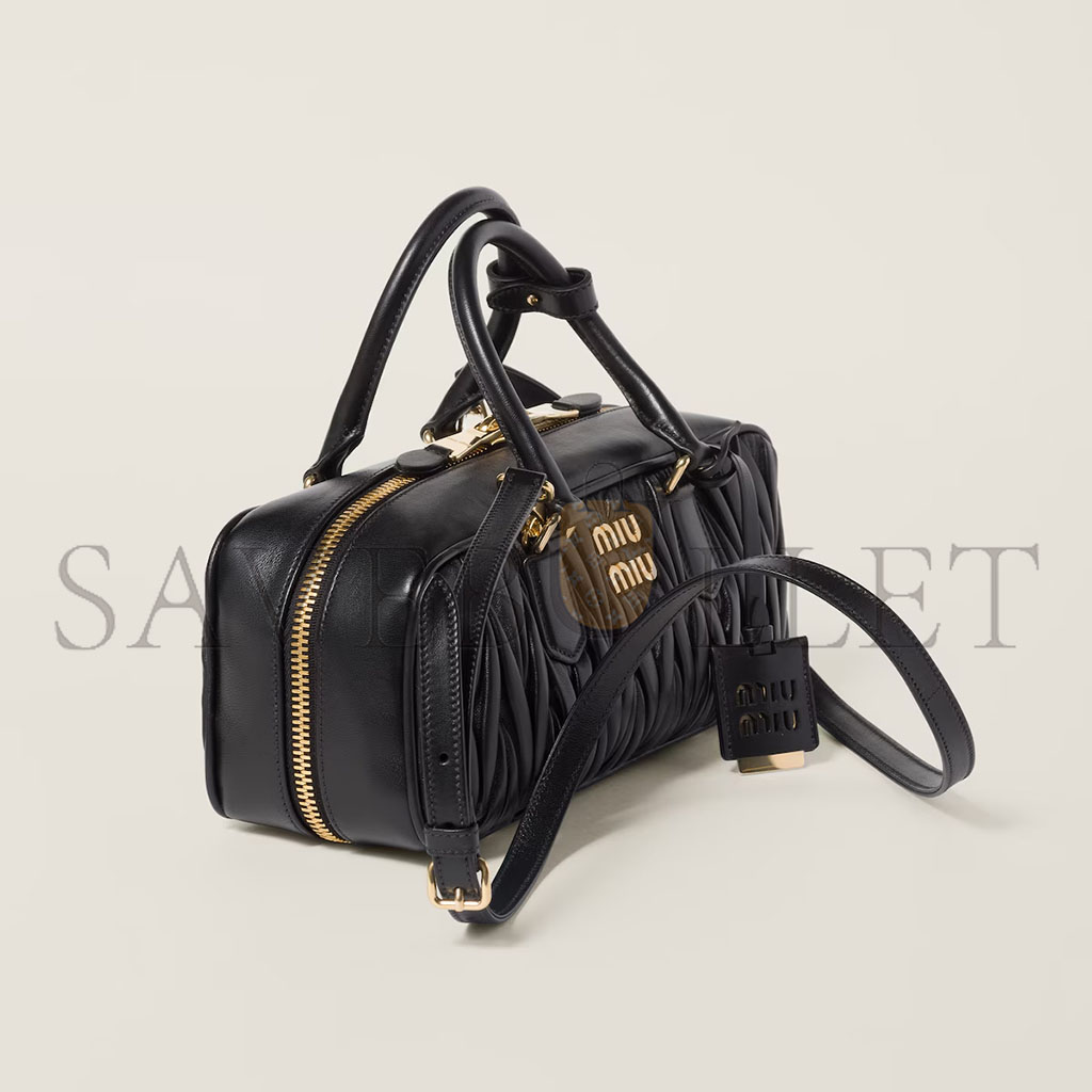 M1v M1v arcadie matelassÉ nappa leather bag 5bb148 (22*10.5*7.5cm)